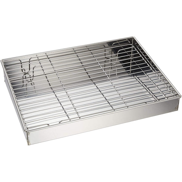Stainless Steel Tempura Rack and Pan