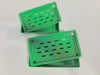 Plastic Sushi Neta Plate w/ Water Catcher Green ABS