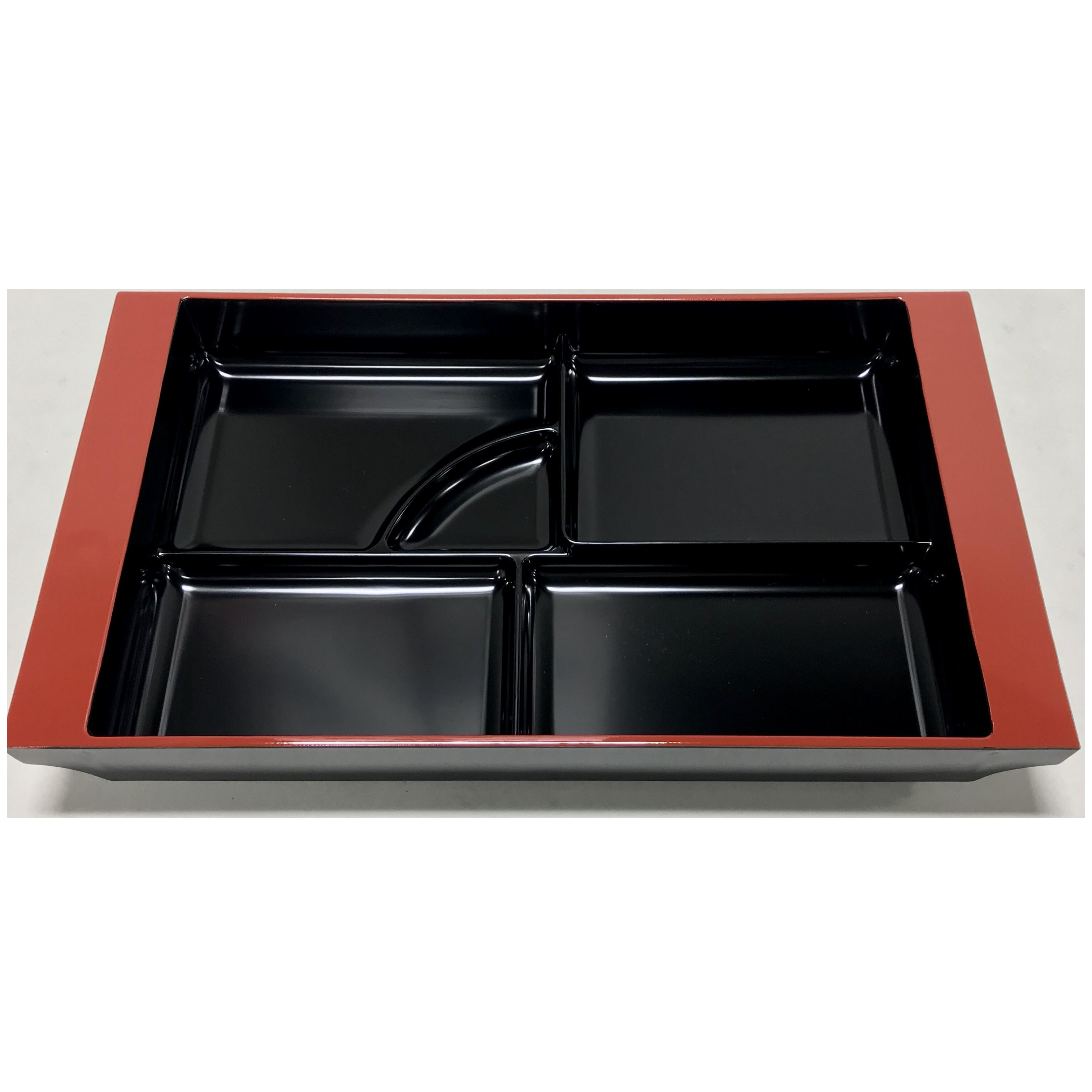 Lacquered Two-tone Echizen Platter ABS