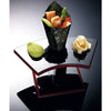 Lacquered Temaki Roll Sushi Stand 3-Holes ABS