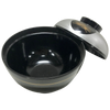 Lacquered Soup Bowl w/Lid "Echizen-Shikun" ABS