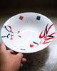 RAMEN BOWL, MADE IN JAPAN, HANDMADE, KABUKI 7.5sun (23x8.4cm)