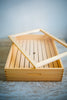 Food Display Case with Acrylic Lid and Drain Board Base
