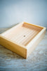 Food Display Case with Acrylic Lid and Drain Board Base