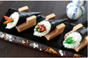 Authentic Japanese Hand Roll Stand – 1 Slot Wooden Temaki Display