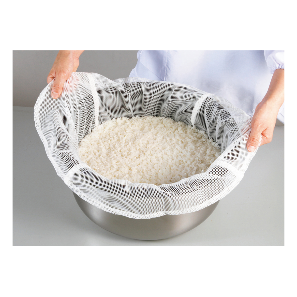 Net Basket Rice Rice Net 100cm x 100cm (39.5in x 39.5in) | Taiko Enterprises Corp.