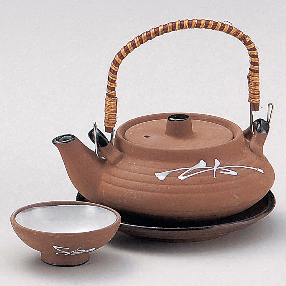 Ceramic Dobin Mushi Pot Matsuba DE-1