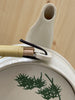 Plastic Tea Pot Jumbo (SHINO GREEN BAMBOO) Made in Japan.