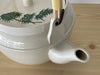 Plastic Tea Pot Jumbo (SHINO GREEN BAMBOO) Made in Japan.