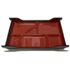 Lacquered Two-tone Banno Platter Red ABS