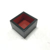 Lacquered D.X Square Sake Masu Cup Black ABS