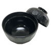Lacquered Soup Bowl w/Lid Black ABS
