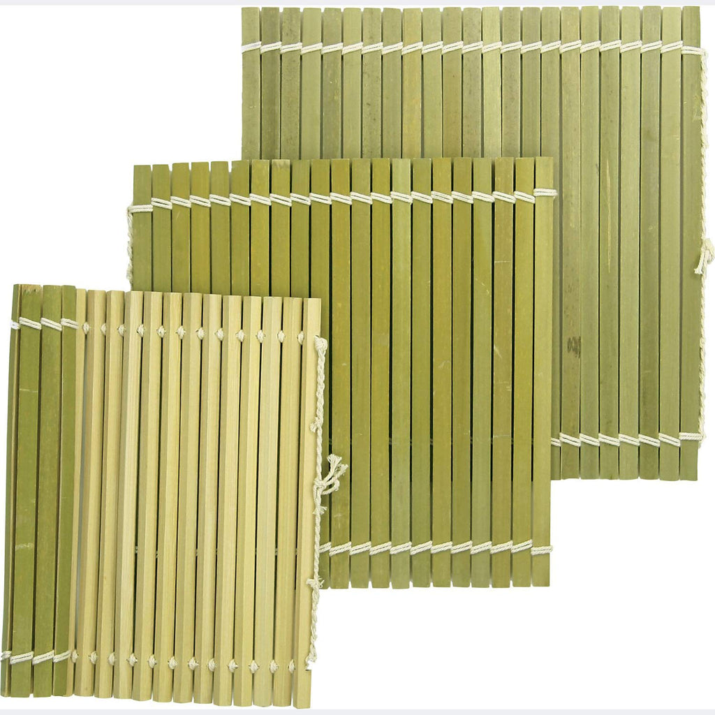 Bamboo Rolling Mats Green Sushi Roller 100pcs – ST International Supply  Incorporated