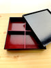 Paper Black Square Shokado / Bento / Sushi Box (Body Only)