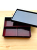 Paper Black Rectangular Shokado / Bento / Sushi Box (Body Only)