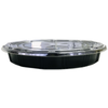 Takeout/To-go Container KS-64-1 Black Catering / Deli Tray with Flat Lid (200/Case)