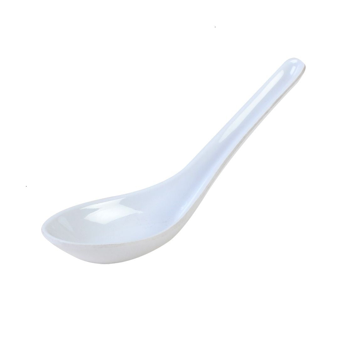 Plastic Range Spoon White 143mm